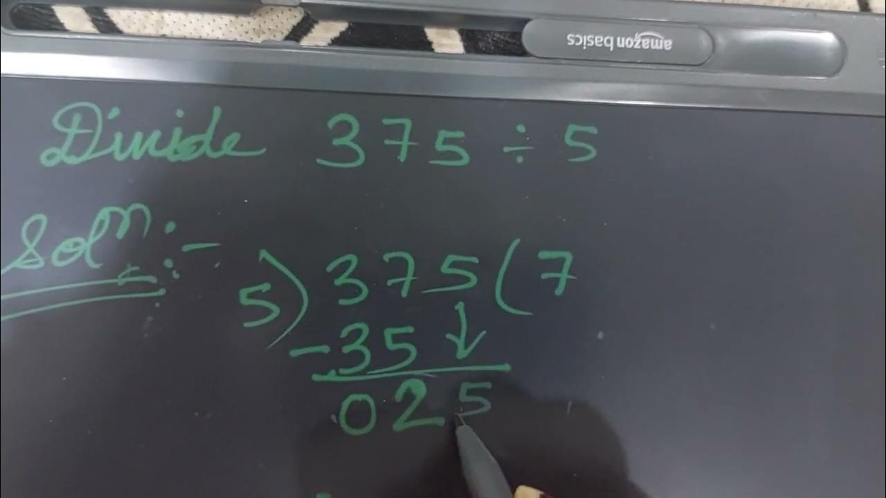 Divide 375 5 math youtubeshorts shorts divide maths divide-375-5-math-youtubeshorts-shorts-divide-maths