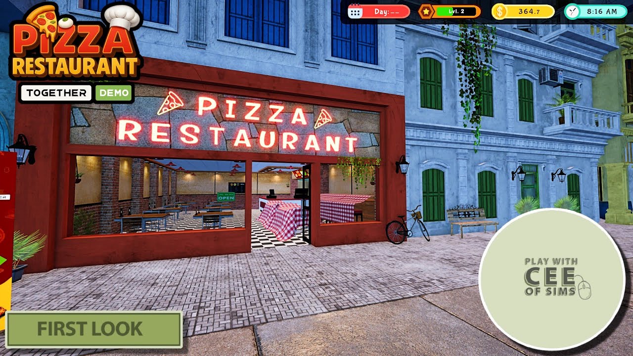 STEAM NEXT FEST | Let’s Play: Pizza Restaurant Together Demo
