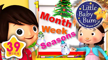 Months Of The Year | Days Of The Week | Four Seasons | 39 Minutes of LBB Videos!