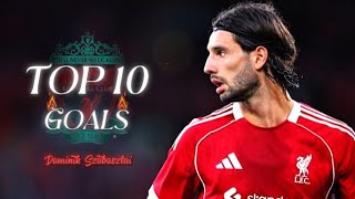 Dominik Szoboszlais Top 10 Goals For Liverpool