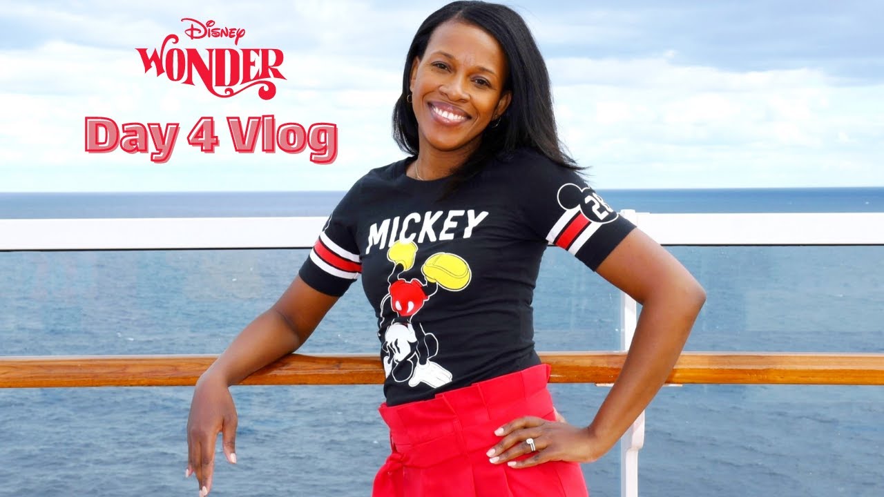 Disney Wonder | Day 4 Vlog - Sea Day - Photos Galore - Tiana’s Place - Silent DJ - and more!