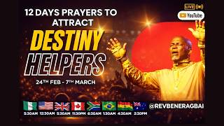 12 DAYS PRAYER TO ATTRACT DESTINY HELPERS #jesus #foryou #prayer  #revbeneragbai #gospel #god #news