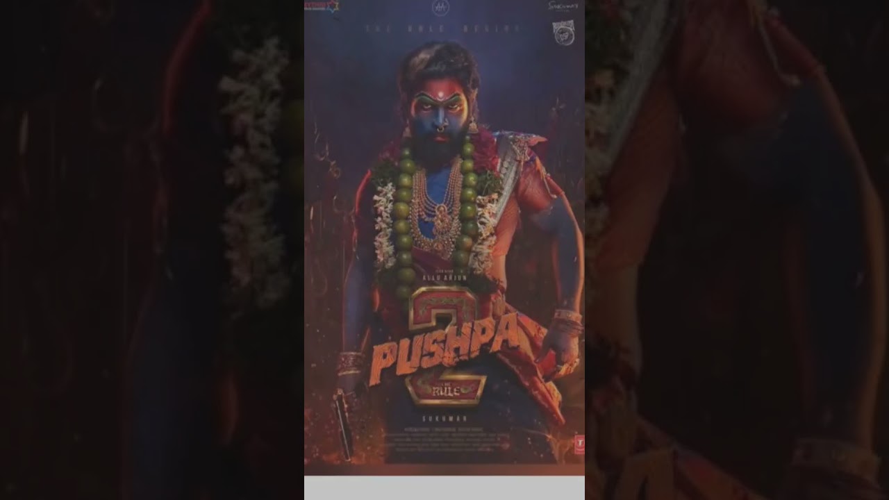 Where is Pushapa ? ' Pushpa 2 ' Poster ALLU ARJUN 