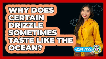 Why Does Certain Drizzle Sometimes Taste Like The Ocean? - Weather Watchdog