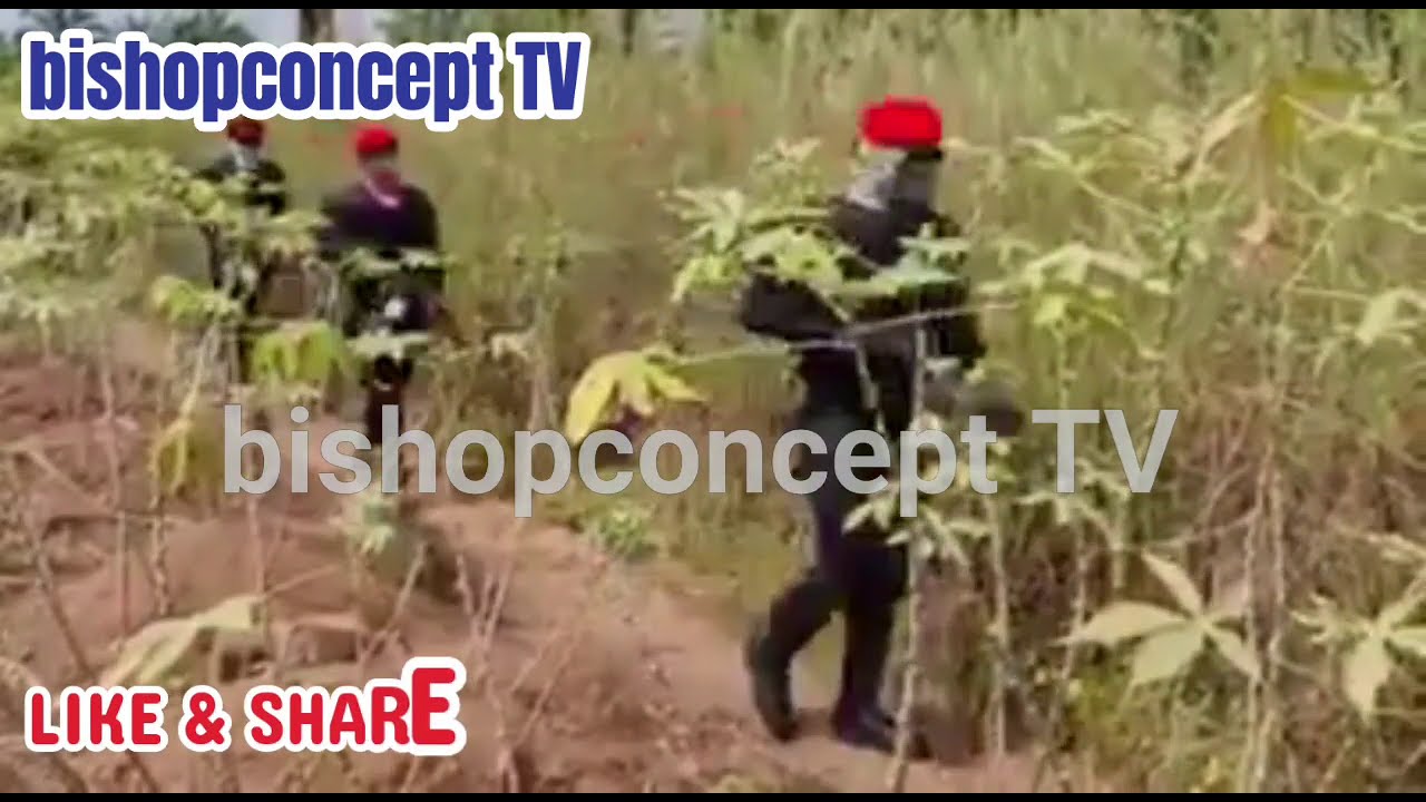 BREAKING: Eastern Security Network (ESN) At Work In Anambra State Patrolling In The Farms And Bushes
