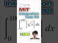天井関数とルートが入った積分 (MIT integration bee 2022 Regular season) #積分