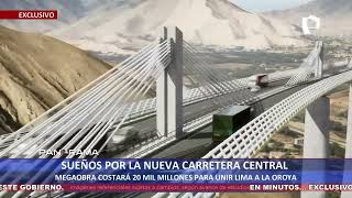 Entrevista del ministro Raúl Pérez Reyes sobre la Carretera Central, que unirá Lima con la Oroya