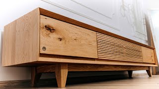 Oak tv stand. WOODWORKING. by AVSwood 1,039,141 views 2 years ago 22 minutes