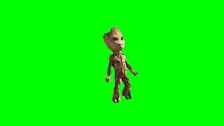 Green Screen Screaming Groot Meme