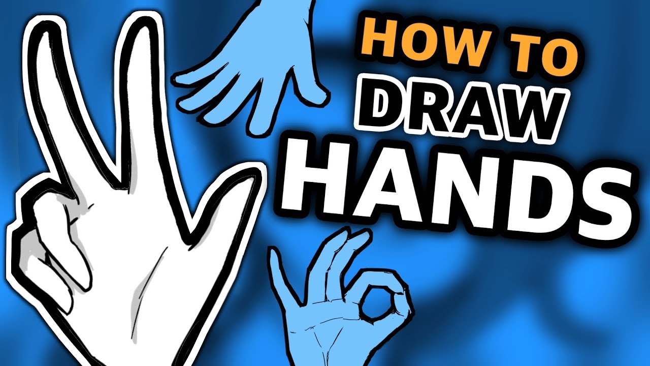 HOW TO DRAW HANDS - EASY ANIME STEP BY STEP 