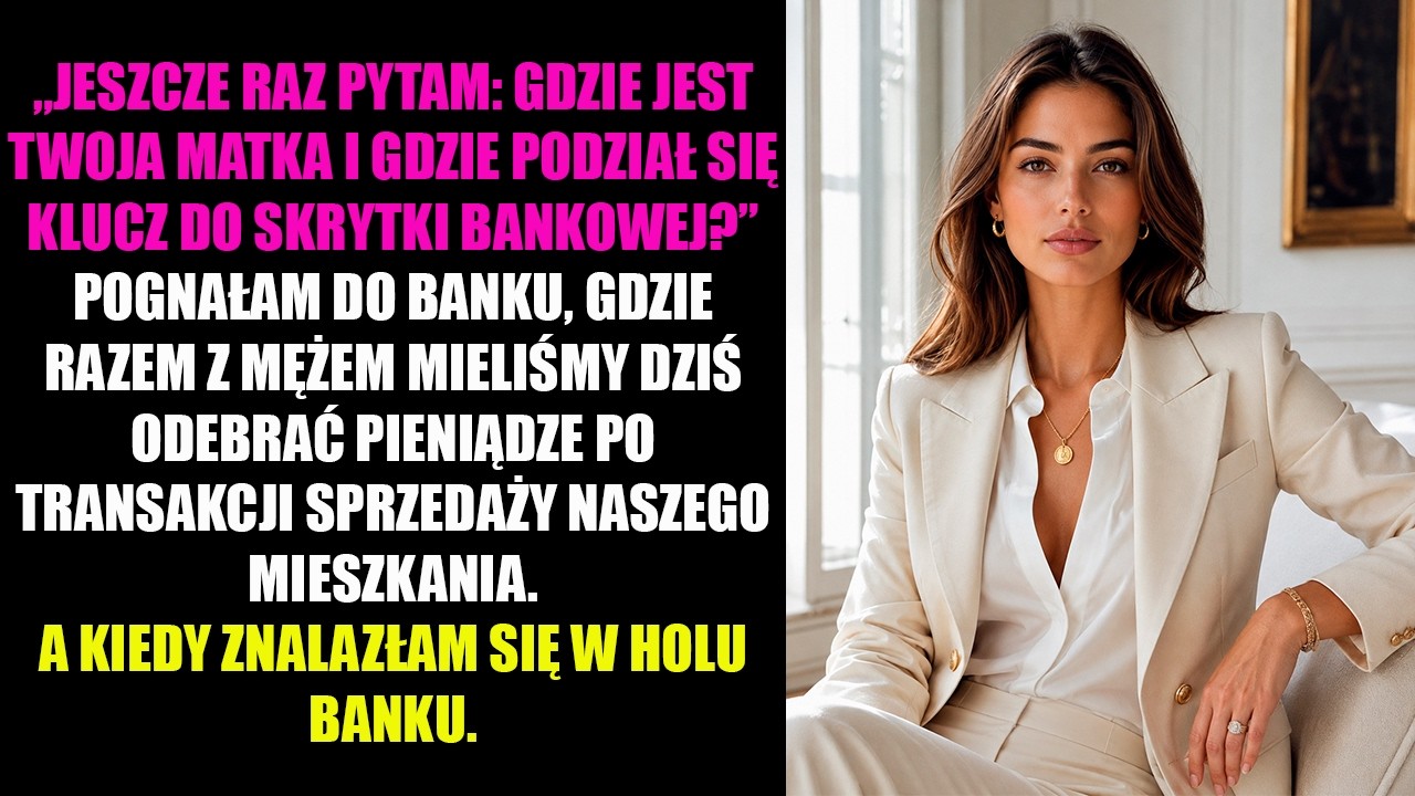 Mój mąż stał w łazience z telefonem przy uchu, myśląc, że szum wody zagłuszy jego słowa. Nie wiedział, że przyłożyłam szklankę do drzwi i słyszałam każde zdanie. „Matka zagrała jak na Oskara....