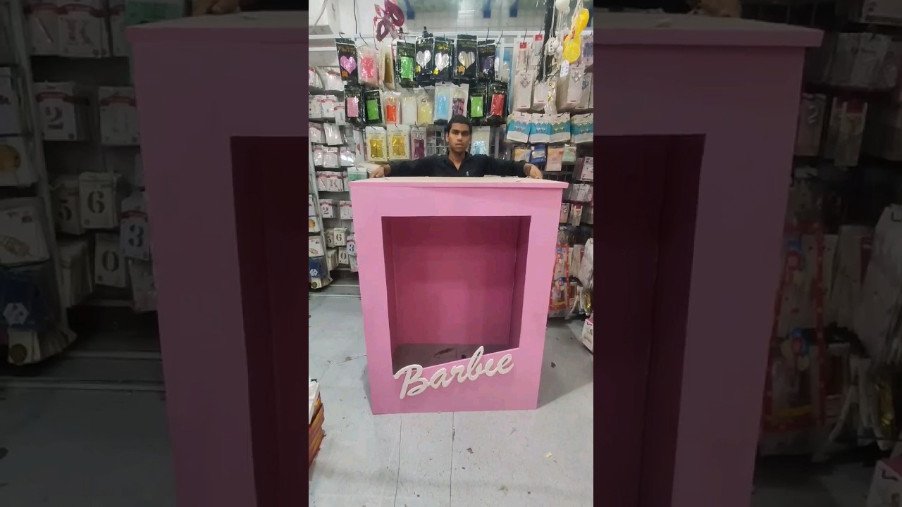 Barbie selfie box Barbie photoshootbox kids size wood MDF ..