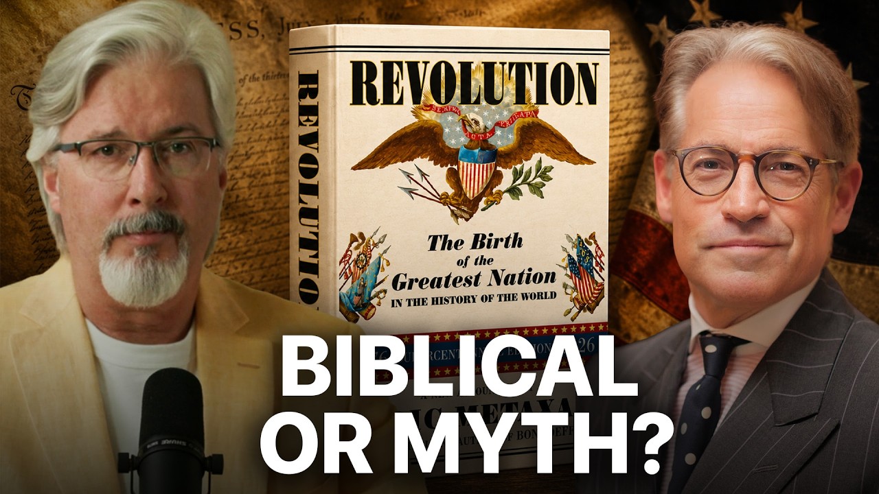 Larry Alex Taunton interviews Eric Metaxas about his new book, “Revolution: The Birth of the Greatest Nation in the History of the World,” and why he argues the American Revolution was uniquely grounded in biblical ideas of self-government, tracing its precedent to the Sinai Covenant and its development through the Reformation and colonial covenant theology.

Eric contrasts America’s God-centered view of liberty with the French Revolution’s secular attempt at self-rule, discusses the neglected role of sermons and the First Great Awakening in shaping revolutionary conviction, and cites founders’ repeated references to providence, including Washington and Franklin. They explore the Declaration of Independence as a fundamentally biblical claim about equality, debate misconceptions about Enlightenment origins, highlight John Adams’ influence, and connect revolutionary faith to present-day calls to rededicate the nation to God.