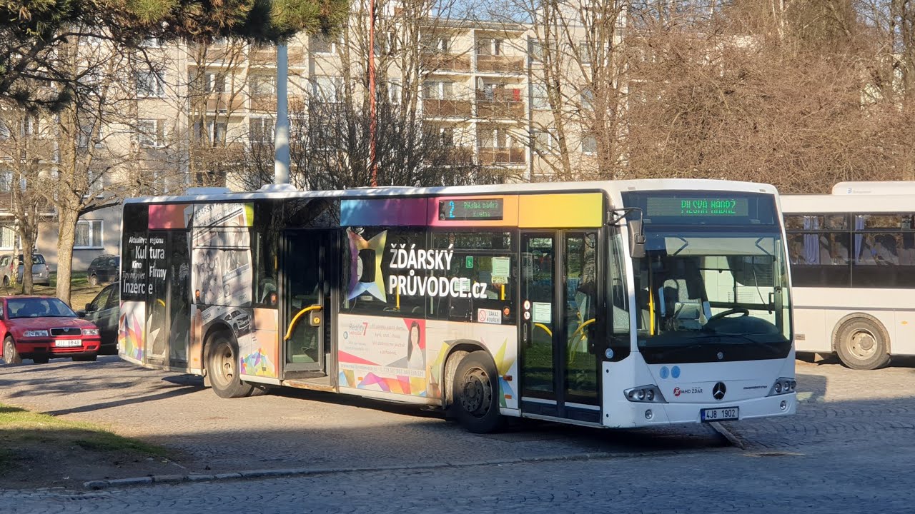 Mercedes-Benz Conecto LF 4J8 1902, OM926 + Voith | Linka 5 MHD Žďár nad Sázavou | ZDAR