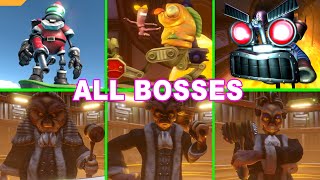 Runner 3 All Bosses The Sausage Santa Parliament Of Owls Reverse Mermech The Timbletot