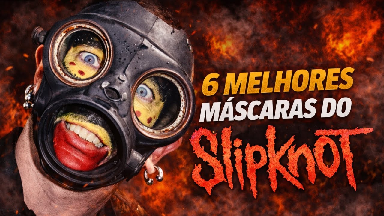 TOP 6 MELHORES MÁSCARAS DO SLIPKNOT (TODOS OS TEMPOS)