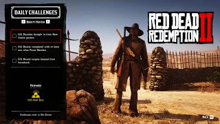 RDR2 #6 Daily Challenges - Bounty Hunter - Bounty brought in from New Austin posters