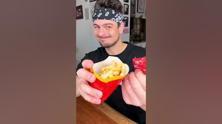 How do YOU eat your FRIES?🍟🥫😁❤️| Ketchup & fries hack | CHEFKOUDY
