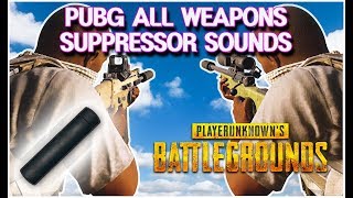 [ 4K ] BATTLEGROUNDS ALL WEAPONS SUPPRESSOR SOUNDS (TPS) screenshot 5