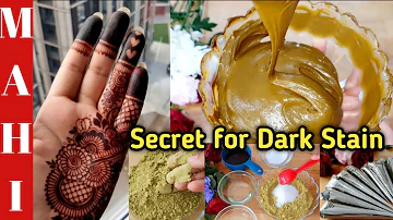 How to Make Natural Henna Paste for Dark Stain | How to Mix Natural Henna/ Mehndi Paste at Home