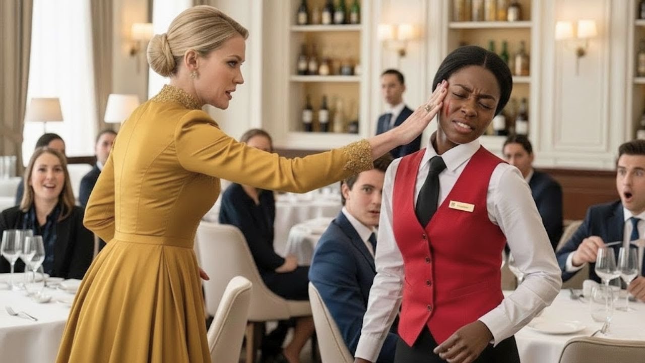 The Billionaire’s Fiancée Slapped a Black Waitress — What Happened Next Froze the Restaurant