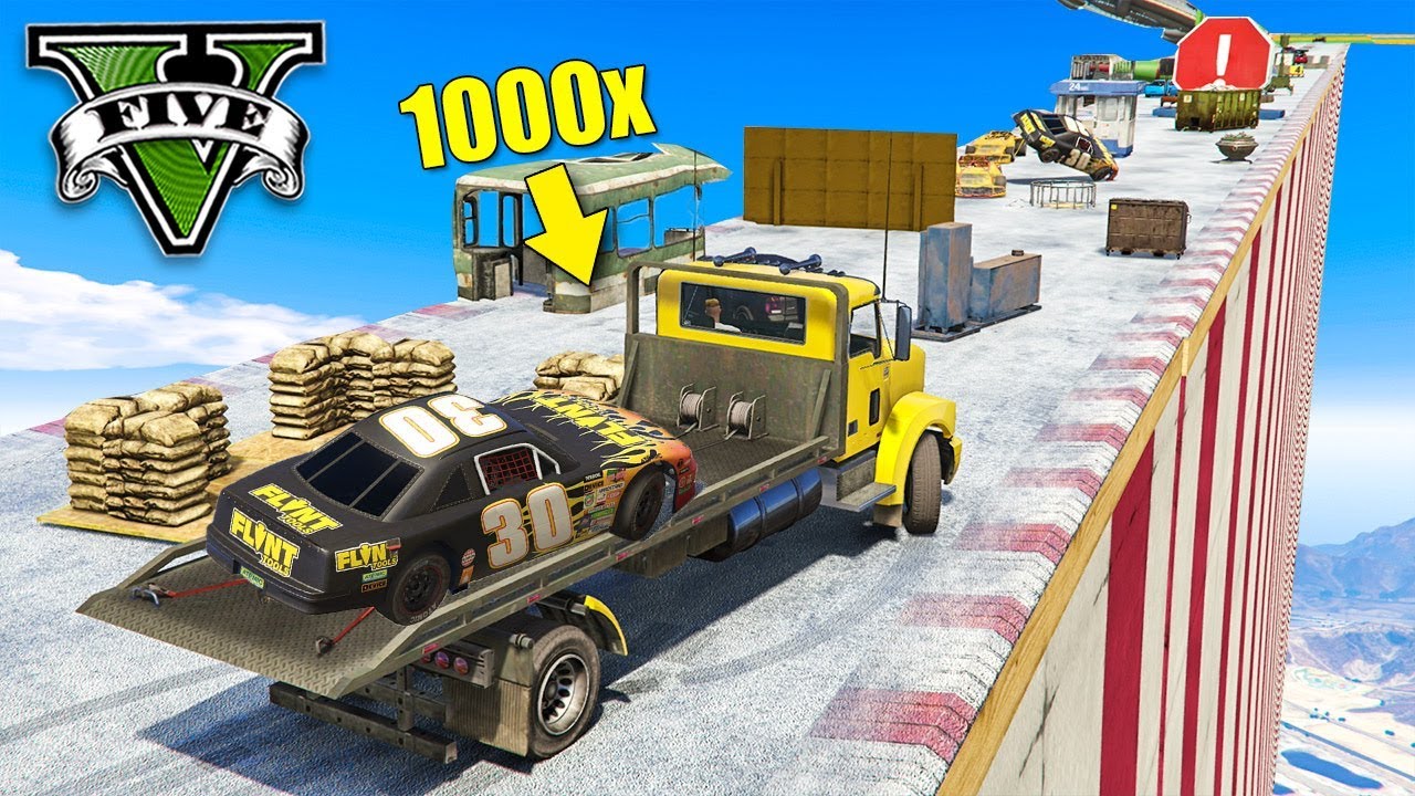 GTA V Online: O VAI E VEM com 1000x OBSTÁCULOS!!! (SEGURA O RAGE)