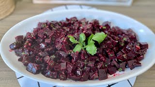 سلطة الشمندر- beetroot salad