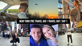 NEW YORK PRE TRAVEL DAY / TRAVEL DAY - TIMES SQUARE - GRAND CENTRAL- NEW YORKER HOTEL - LHR - JFK