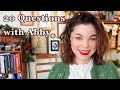 20 Questions with...Abby Cox || Ice Breaker Questions with Costumers