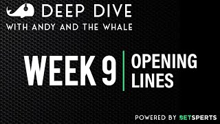 NFL Week 8 Recap and Week 9 Opening Lines and Early Betting Picks
