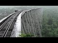 Incredible Gokteik Viaduct: Drivers view of approach and crossing, Myanmar (Burma) Railways -Trains