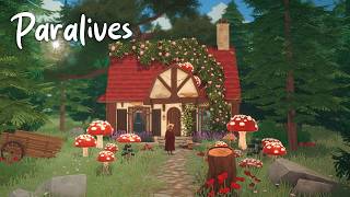 The perfect magical cottage for a witch with six cats 🐾🔮 | Paralives | Speed Build