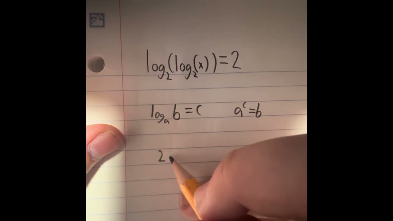 Examples of Stacked Logarithmic Equations