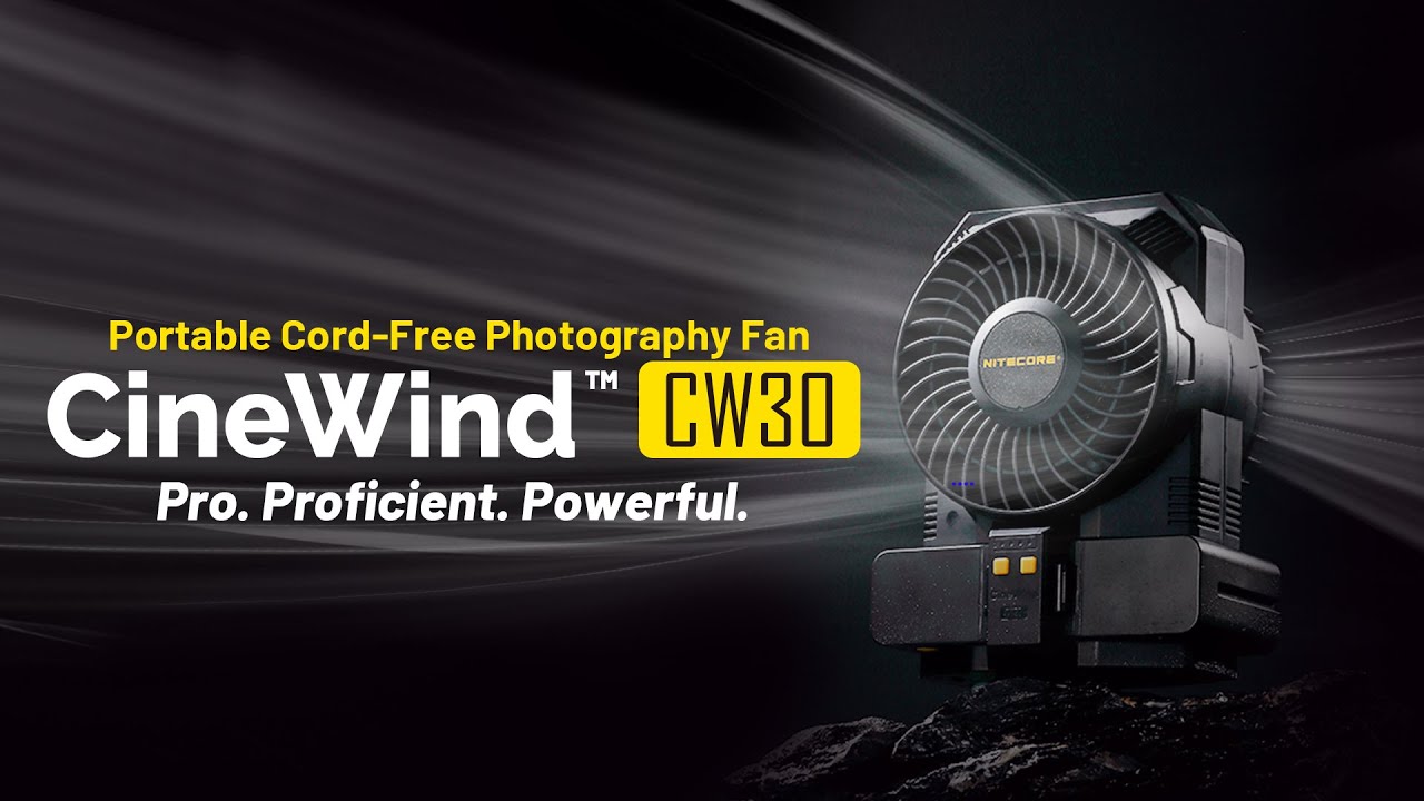 This time, we've created the winds!丨CineWind™丨NITECORE CW30丨Portable