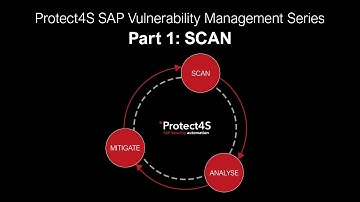 Protect4S SAP Vulnerability Management Series Part 1: SCAN