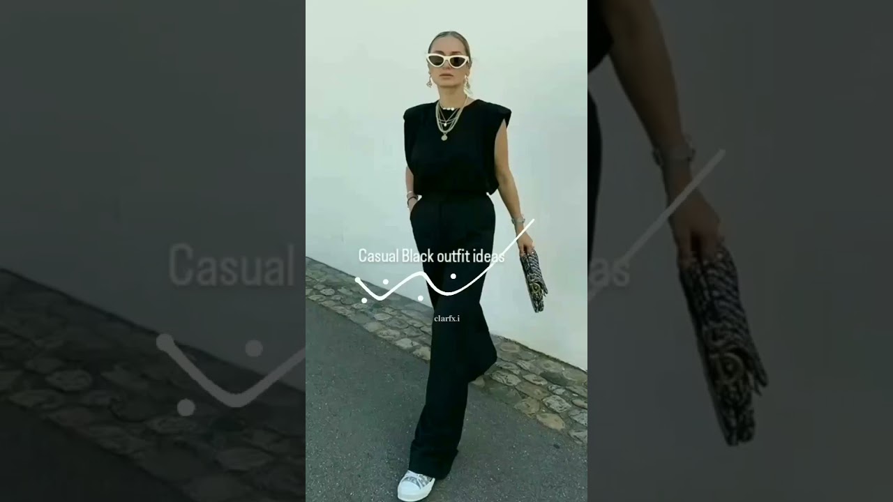 Casual Black Outfit ideas 