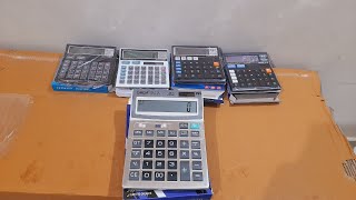Unboxing and Review of basic 512 calculator for students study and exam screenshot 5