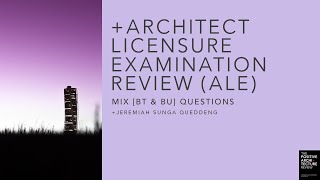 +ARCHITECT LICENSURE EXAMINATION REVIEW PRACTICE QUESTIONS