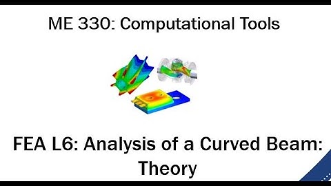 ME330 FEA L6 Curved beam analysis theory