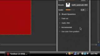 How to make a nice splash image for gimp