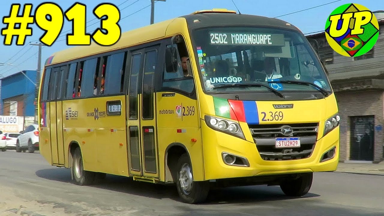 #913 - ÔNIBUS RECIFE - Acesso ao Ti Camaragibe -  Muitos ônibus e BRTs nesse acesso complicado