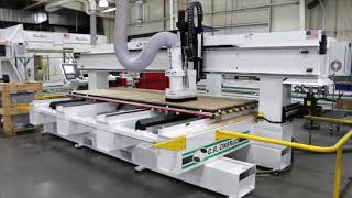 Nesting MDF Doors - Cabinetry Machining | C-Series CNC Router by C.R. Onsrud