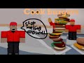 Playing cook burgers !🍔 ( sorry for not posting