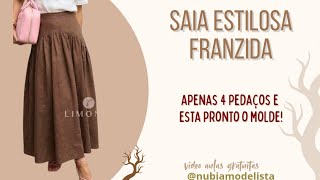 MOLDE DE SAIA - SUPER DESCOMPLICADA!