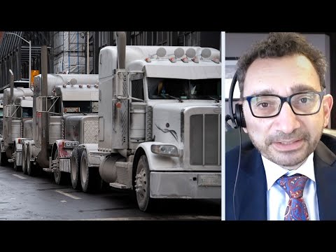 Border hasn't seen 'any sign' of change in trucking traffic since mandate: Alghabra