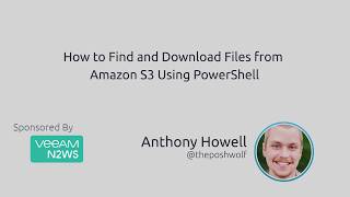 how to find and download files from amazon s3 using powershell