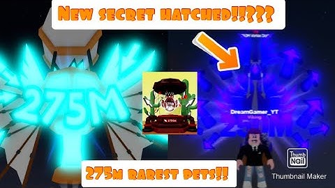 🤯I HATCHED THE NEW RAREST 275M PETS!!!🤩 SECRET 275M OVERLORD!!! Roblox Clicker Simulator.. UPD-19.5