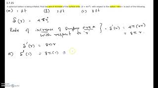 Practice Exam 2 - Calc 1 - 3.7.15 (interpreting the meaning of derivative as the rate of change)