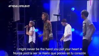 One Direction - Perfect Lyrics Premios Telehit 2015 Mexico