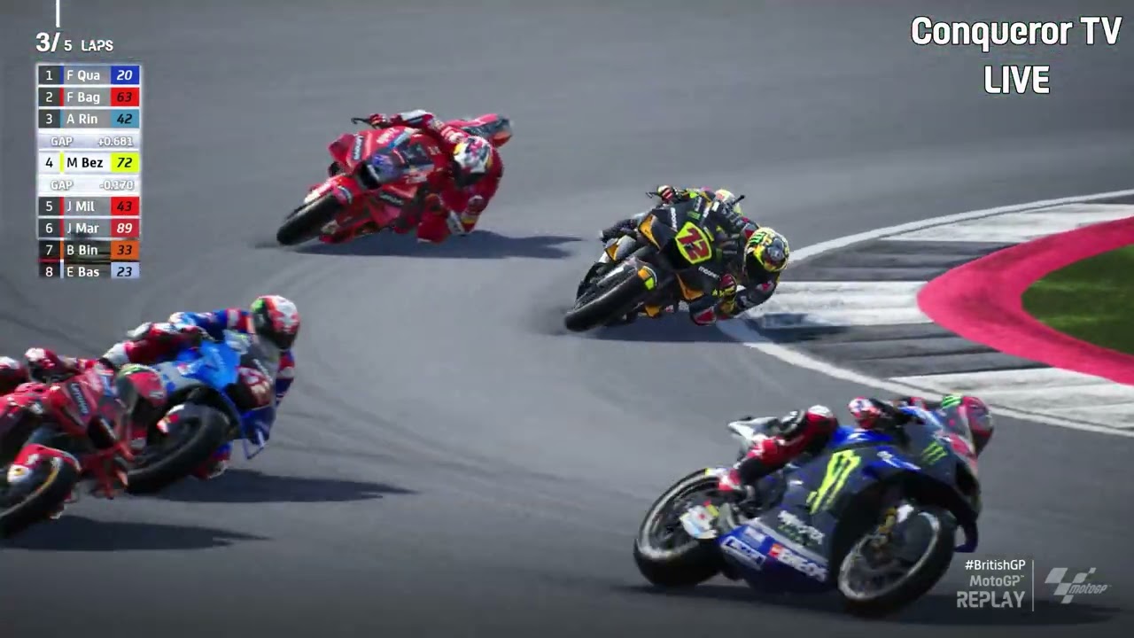 live race motogp silverstone 2022